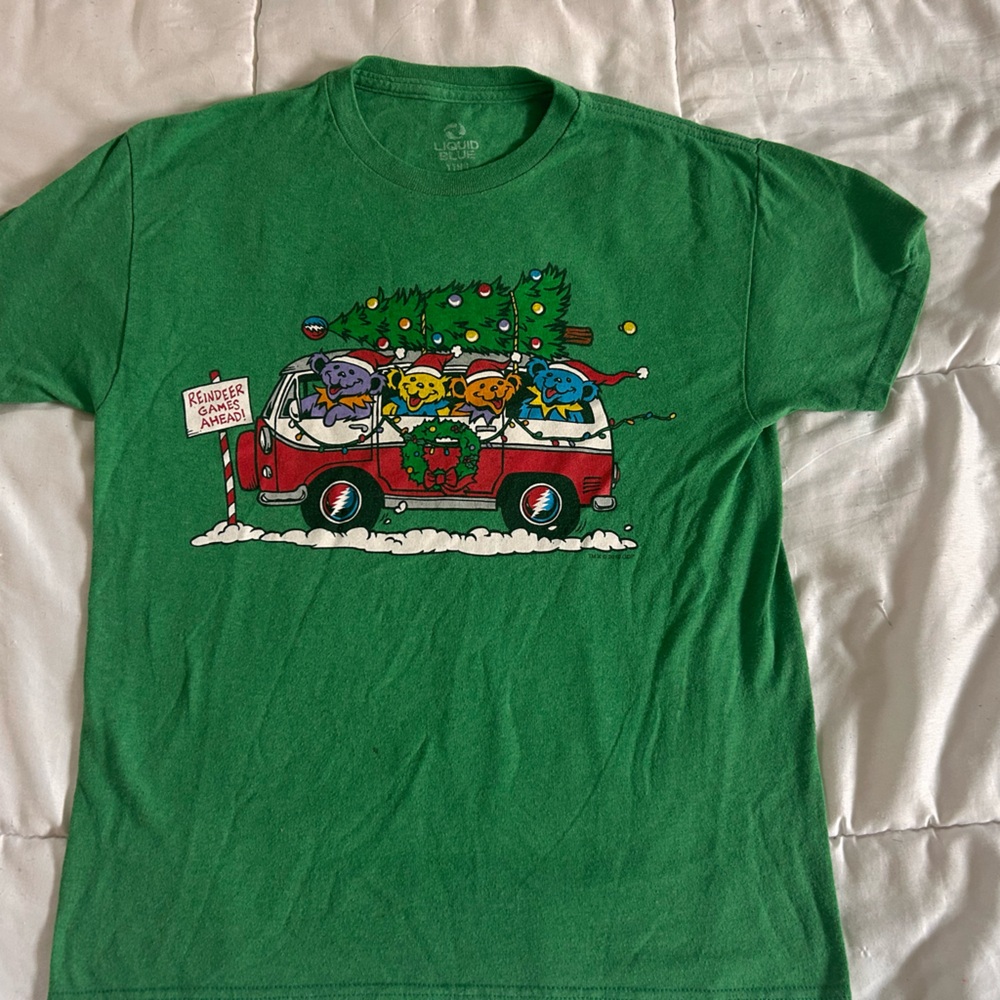 Holiday Grateful Dead bears in van